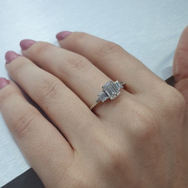 טבעת יהלומים "טינה" זהב צהוב