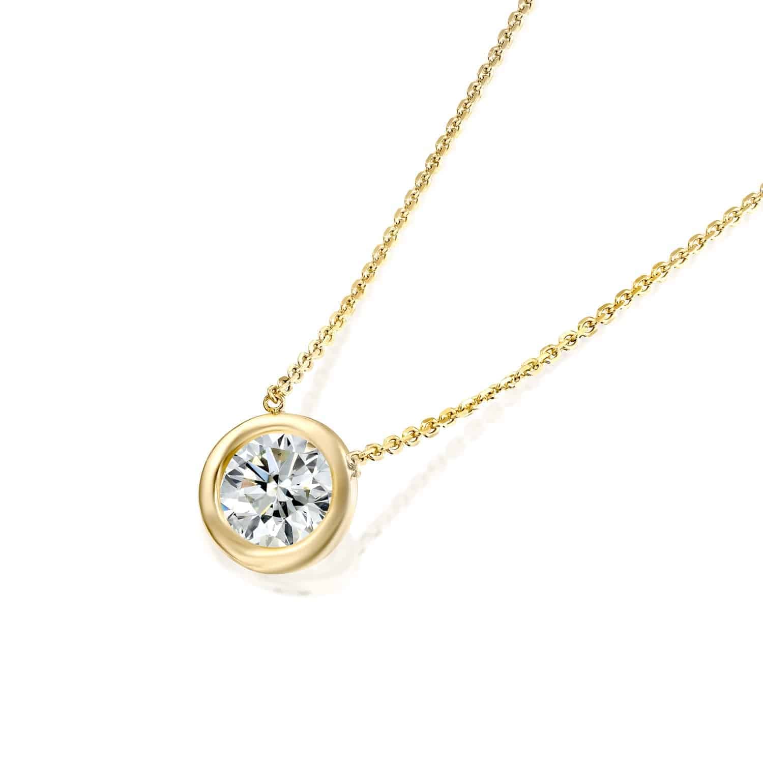 שרשרת יהלום "בזל" זהב צהוב