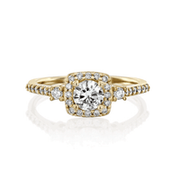 טבעת אירוסין זהב צהוב ברנדה