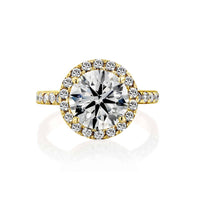 טבעת יהלומים "קריסטין" זהב צהוב