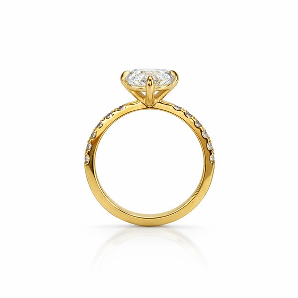 טבעת יהלום מרקיזה אריא בעיצוב קלאסי