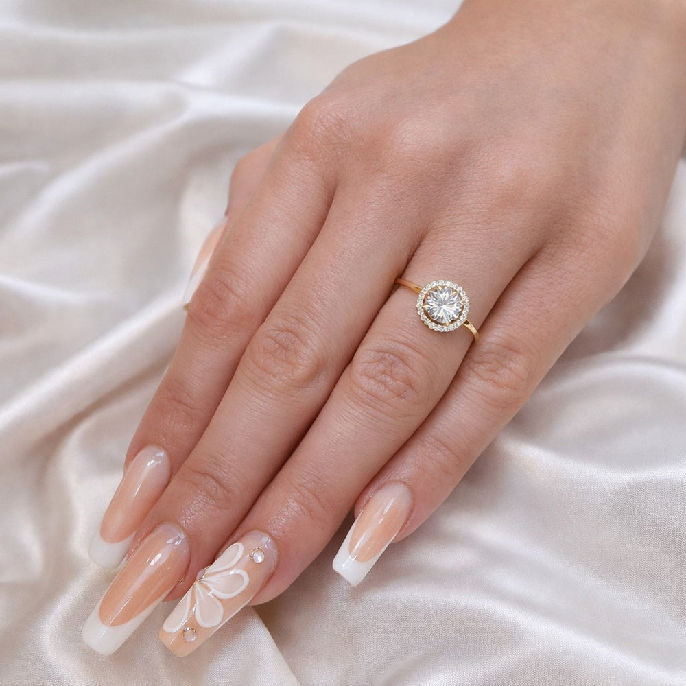 טבעת יהלומים "ליסה" זהב צהוב