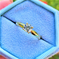 טבעת אירוסין "ברנדה" זהב צהוב