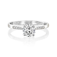 טבעת אירוסין "אנדריאה" זהב לבן