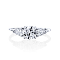 טבעת יהלומים "גלוריה" זהב לבן