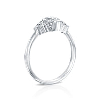 טבעת יהלומים "סאן" וינטאג' אובל