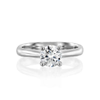 טבעת אירוסין "ליב" זהב לבן