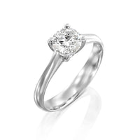 טבעת אירוסין "ליב" זהב לבן