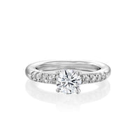 טבעת יהלום "סקיי" זהב לבן