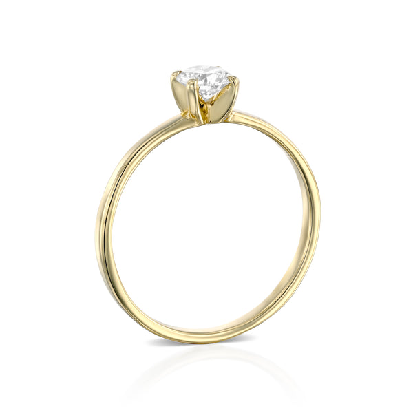 טבעת אירוסין "אנט" זהב צהוב