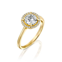טבעת יהלומים "ליסה" זהב צהוב