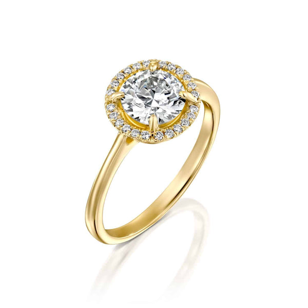 טבעת יהלומים "ליסה" זהב צהוב