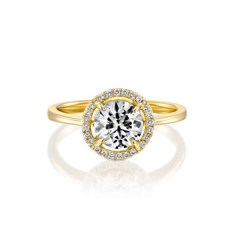 טבעת יהלומים "ליסה" זהב צהוב