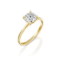 טבעת אירוסין "אנה" זהב צהוב