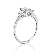 טבעת יהלומים "טינה" זהב לבן