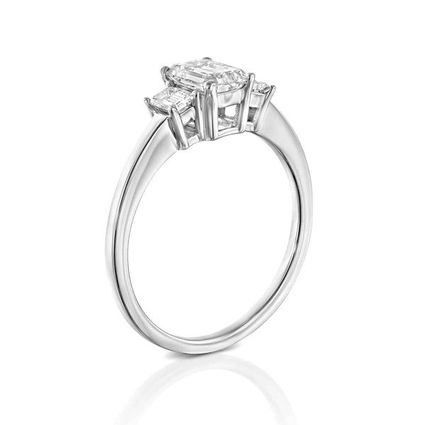 טבעת יהלומים "טינה" זהב לבן