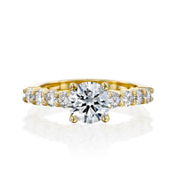 טבעת אירוסין "אן" זהב צהוב