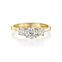 טבעת יהלומים "מגי" זהב צהוב