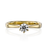 טבעת אירוסין "דונה" זהב צהוב