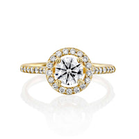 טבעת יהלומים "אריקה" זהב צהוב