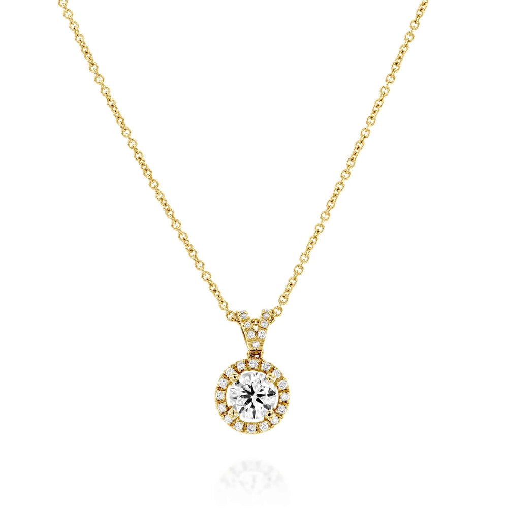 שרשרת יהלום בעיצוב קלאסי מזהב צהוב