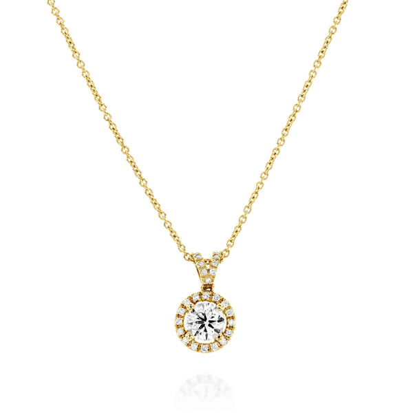 שרשרת יהלום בעיצוב קלאסי מזהב צהוב