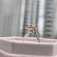 טבעת יהלומים "אריקה" זהב לבן