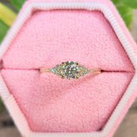 טבעת יהלום "אליסה" זהב צהוב