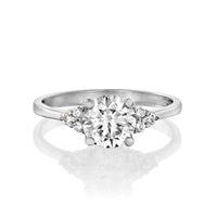 טבעת יהלום "אליסה" זהב לבן