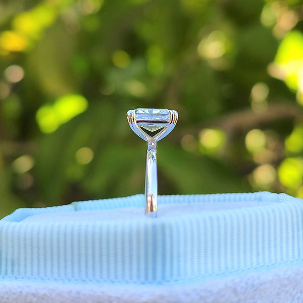 טבעת אירוסין "רדיאנט" זהב לבן