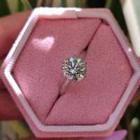 טבעת אירוסין סוליטר "הלן" זהב לבן