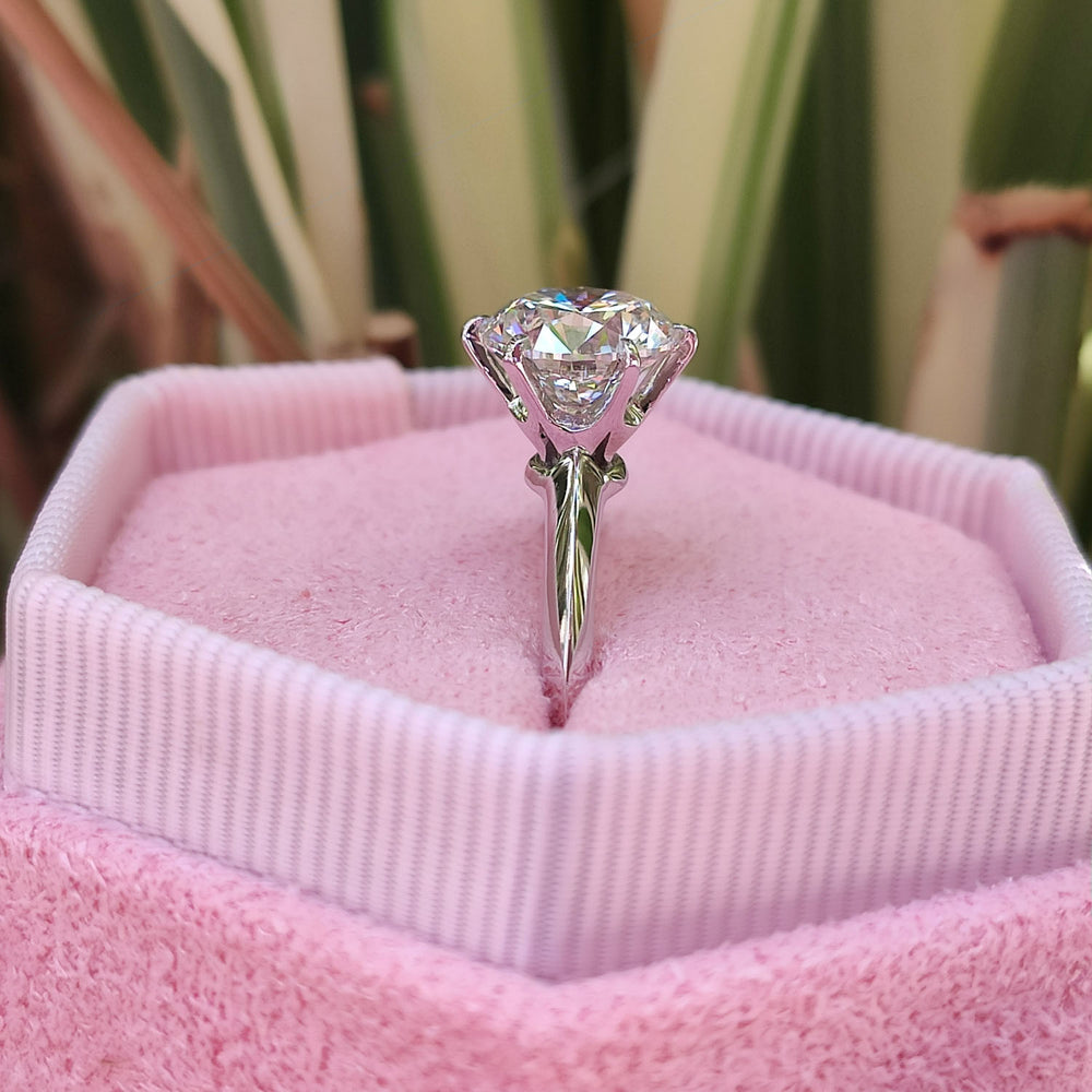 טבעת אירוסין סוליטר "הלן" זהב לבן