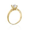 טבעת יהלום "ויקטוריה" זהב צהוב