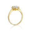 טבעת יהלומים "ליסה" זהב צהוב